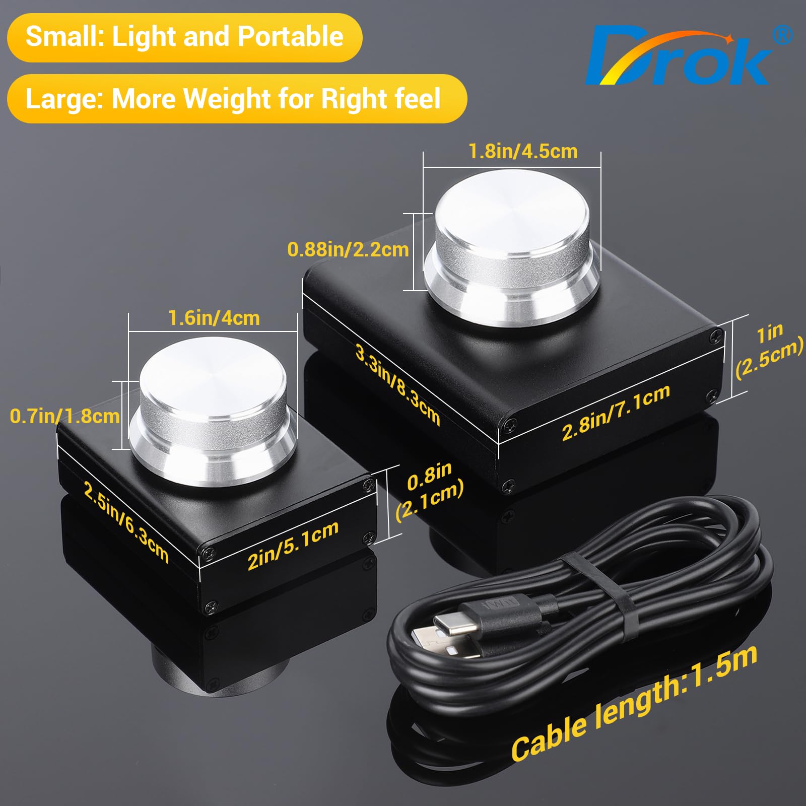 Amazon.co.jp: DROK USBボリュームコントロールノブ - コンピュータ